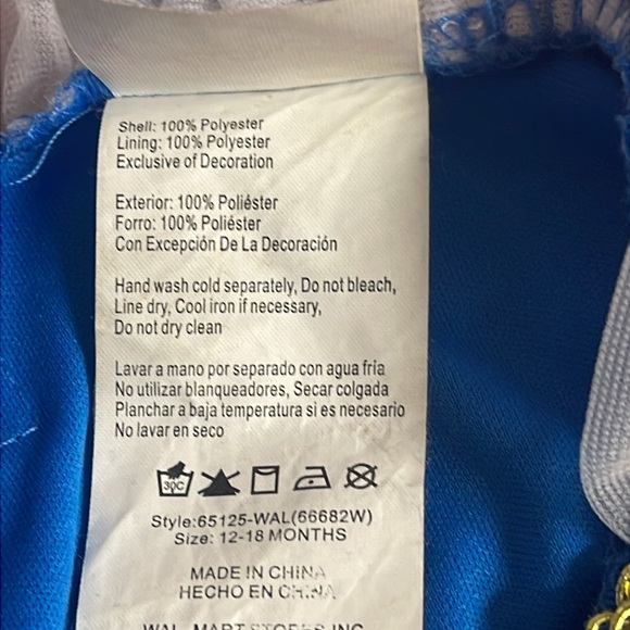 Disney Snow White Costume dress size 12-18 months - Picture 4 of 4